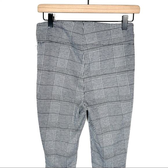 Max Studio gray and black plaid casual leggings pants size small S B123 - Picture 3 of 7